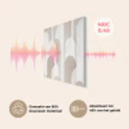 Abstracte bogen - Modern - Beige PET vilt klein -USP_NL