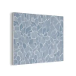 Abstract - Blauw - Bladeren PET vilt klein -3d