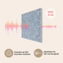 Abstract - Blauw - Bladeren PET vilt klein -USP_NL