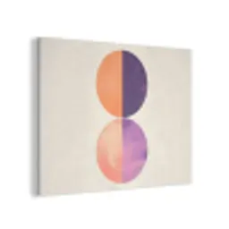 Abstract - Cirkels - Paars PET vilt klein -3d