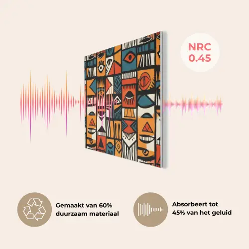 Abstract - Gezichten - Mozaïek PET vilt klein -USP_NL