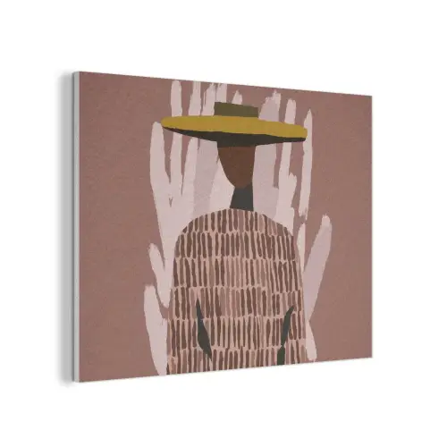 Abstract - Figuur - Illustratie - Hoed PET vilt klein -3d