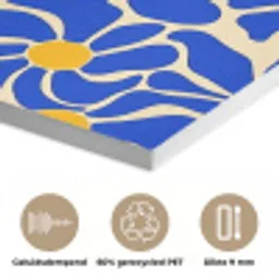 Abstract - Bloem - Blauw PET vilt klein 837 -closeup_NL