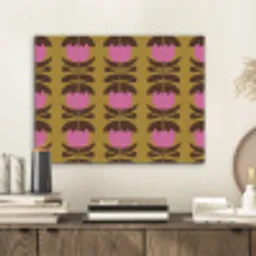 Abstract - Bloemen - Roze PET vilt klein 837 -sfeer1