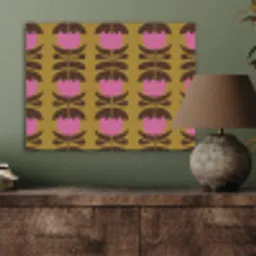 Abstract - Bloemen - Roze PET vilt klein 837 -sfeer2