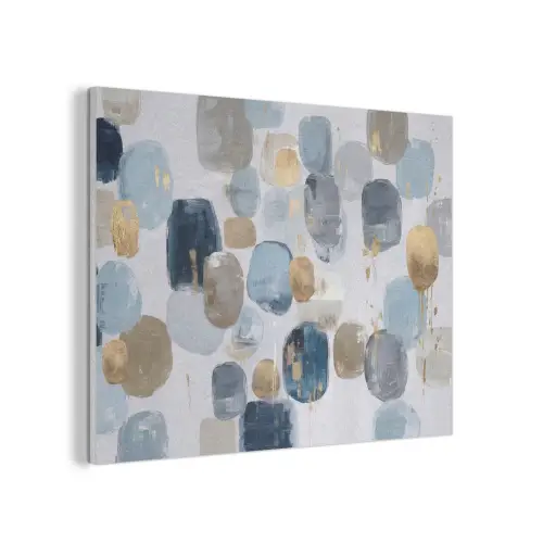 Abstract - Goud - Vormen PET vilt klein -3d