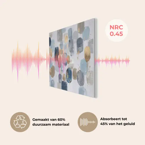 Abstract - Goud - Vormen PET vilt klein -USP_NL