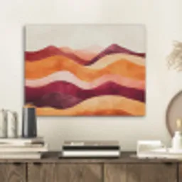 Abstract - Landschap - Golven PET vilt klein -sfeer1