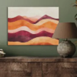 Abstract - Landschap - Golven PET vilt klein -sfeer2