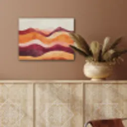 Abstract - Landschap - Golven PET vilt klein -sfeer4