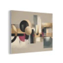 Abstract - Vormen - Beige - Texturen PET vilt klein -3d