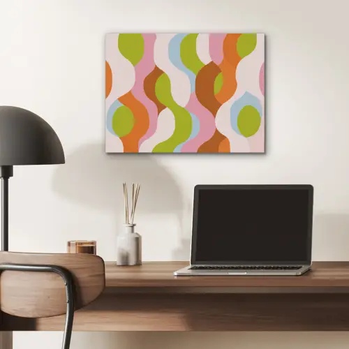 Abstract - Vormen - Roze PET vilt klein -sfeer5