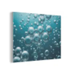 Luchtbellen - Dynamisch - Blauw PET vilt klein -3d