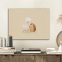 Alpaca - Egel - Bruin - Knuffelen PET vilt klein -sfeer1
