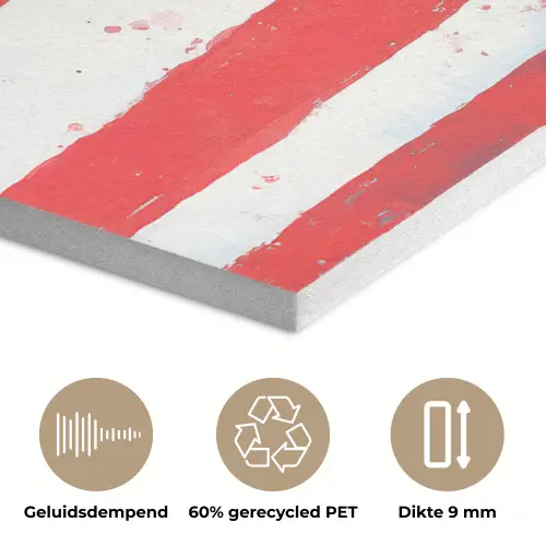 Anker - Verfspatten - Rood - Blauw PET vilt klein -closeup_NL