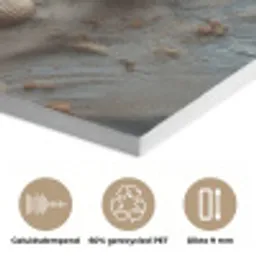 Anker - Hout - Schelpen - Zand PET vilt klein -closeup_NL