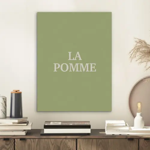Appel - Groen - Minimalistisch PET vilt klein -sfeer1