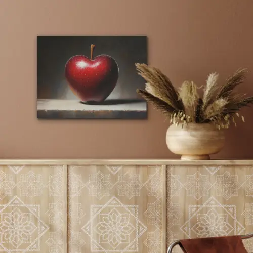 Apple - Hart - Rood PET vilt klein -sfeer4