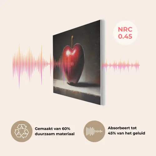 Apple - Hart - Rood PET vilt klein -USP_NL