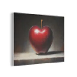 Apple - Hart - Rood PET vilt klein -3d