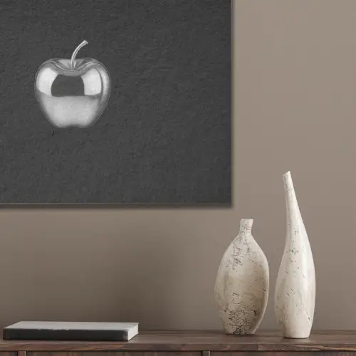 Appel - Metallic - Symmetrisch PET vilt klein -sfeer6_closeup