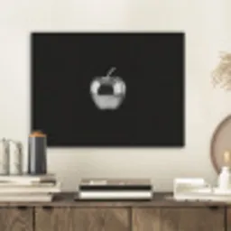 Appel - Metallic - Symmetrisch PET vilt klein -sfeer1