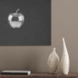 Appel - Metallic - Symmetrisch PET vilt klein -sfeer6_closeup