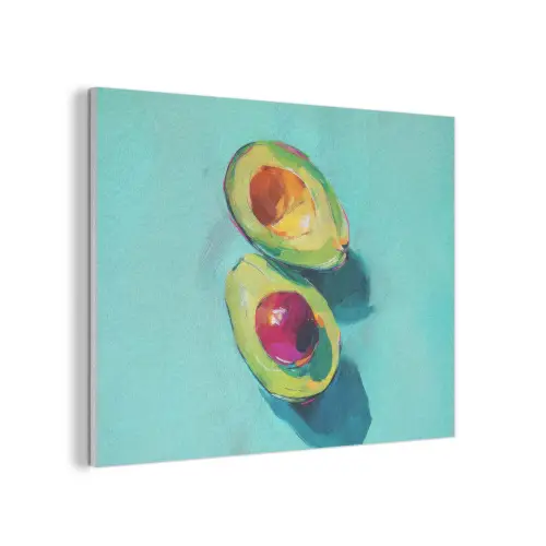 Avocado - Groen - Pit - Schaduw PET vilt klein -3d