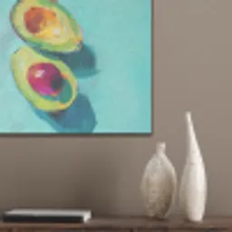 Avocado - Groen - Pit - Schaduw PET vilt klein -sfeer6_closeup