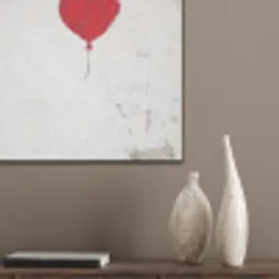 Ballon - Rood - Hart PET vilt klein -sfeer6_closeup
