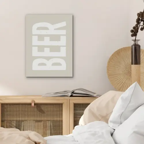 Beer - Japandi - Beige - Decoratie PET vilt klein -sfeer3