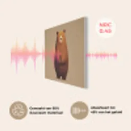 Beer - Minimalistisch - Bruin PET vilt klein -USP_NL