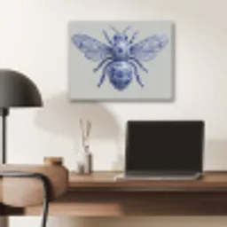 Bij - Modern - Delfts - Blauw PET vilt klein -sfeer5