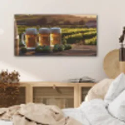 Bier - Hop - Landschap PET vilt middel -sfeer3