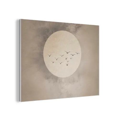 Vogel - Beige - Japandi PET vilt klein -3d