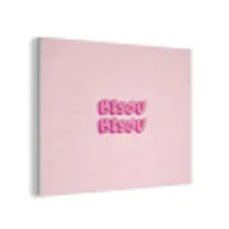 Bisou - Roze - Schaduw PET vilt klein -3d