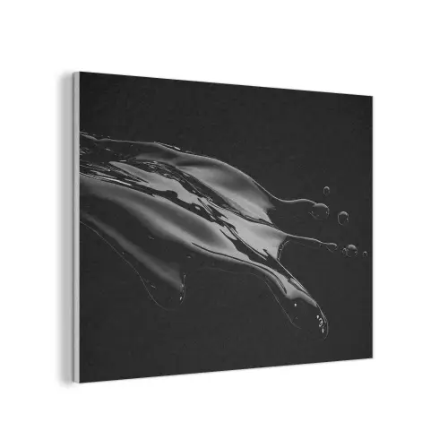 Zwart - Splash - Water PET vilt klein -3d