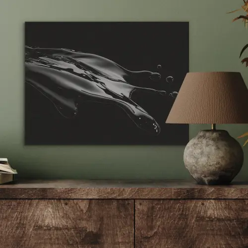 Zwart - Splash - Water PET vilt klein -sfeer2