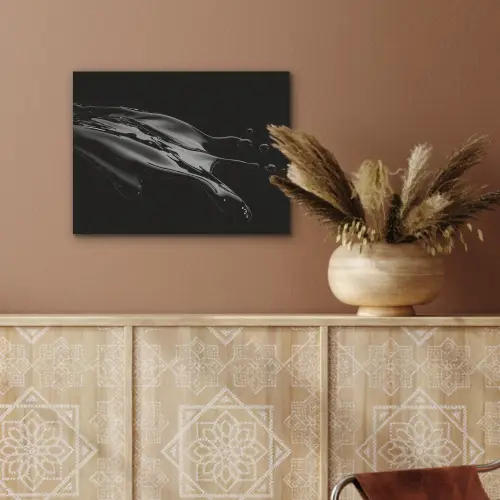 Zwart - Splash - Water PET vilt klein -sfeer4
