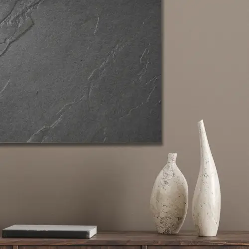 Zwart - Steen - Beton PET vilt klein -sfeer6_closeup