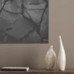 Zwart - Stenen - Rots PET vilt klein -sfeer6_closeup