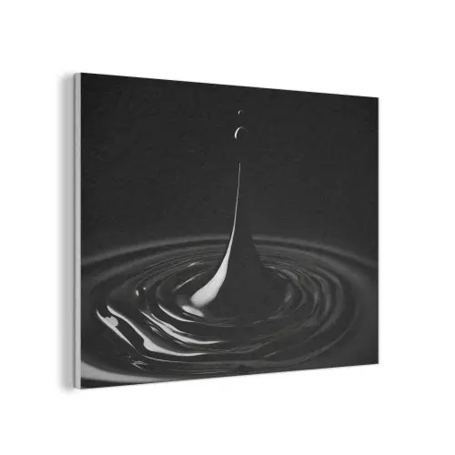Zwart - Water - Druppel PET vilt klein -3d