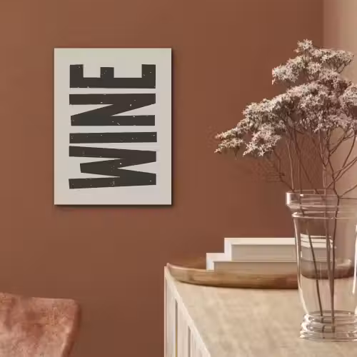 Zwart - Wijn - Decoratie - Vintage PET vilt klein -sfeer4