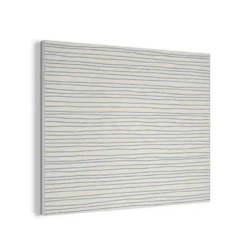 Blauw - Strepen - Beige PET vilt klein 837 -3d