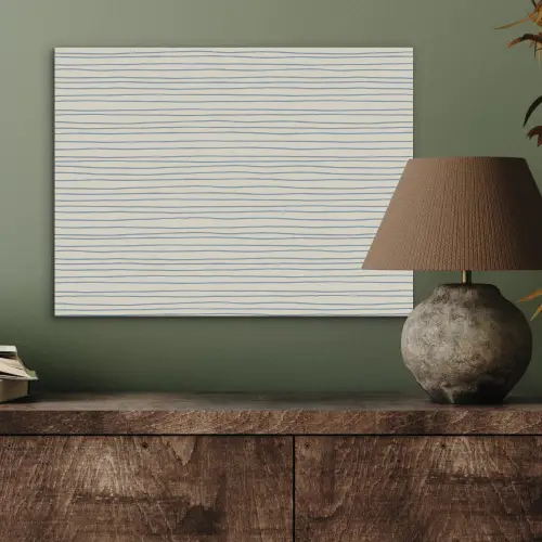 Blauw - Strepen - Beige PET vilt klein 837 -sfeer2