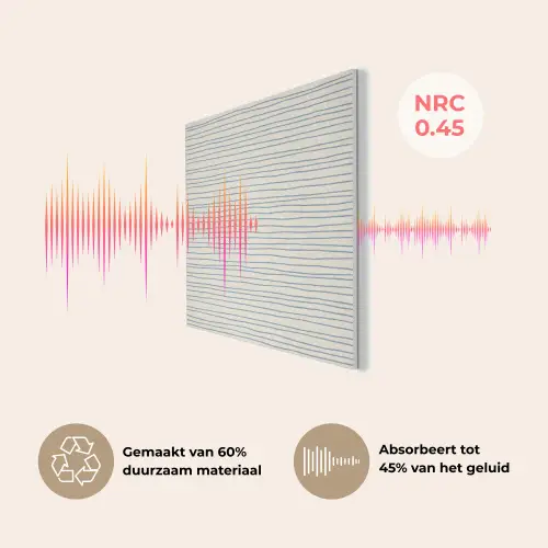 Blauw - Strepen - Beige PET vilt klein 837 -USP_NL
