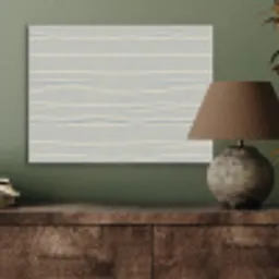 Blauw - Strepen - Beige PET vilt klein 837 -sfeer2