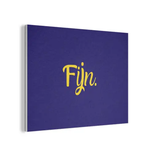 Blauw - Geel - Fijn PET vilt klein -3d
