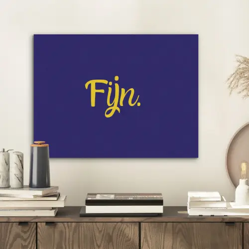 Blauw - Geel - Fijn PET vilt klein -sfeer1
