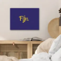 Blauw - Geel - Fijn PET vilt klein -sfeer3